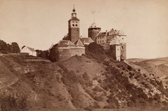Szalónak vára. A felvétel 1870 körül készült. Fortepan