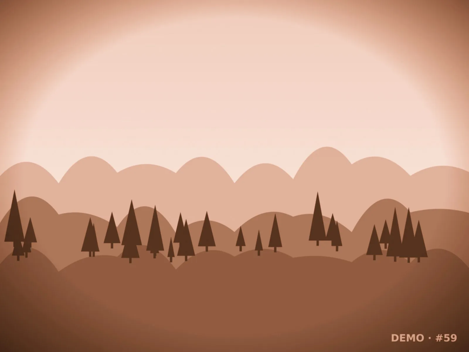 Computererzeugtes Platzhalterbild: Landschaft im Herbst