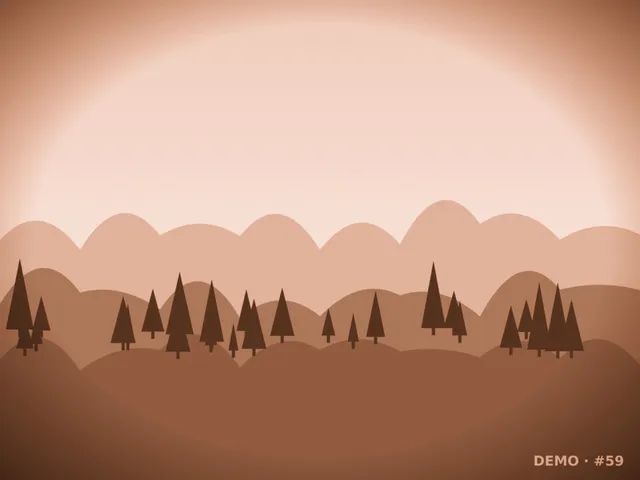 Computererzeugtes Platzhalterbild: Landschaft im Herbst