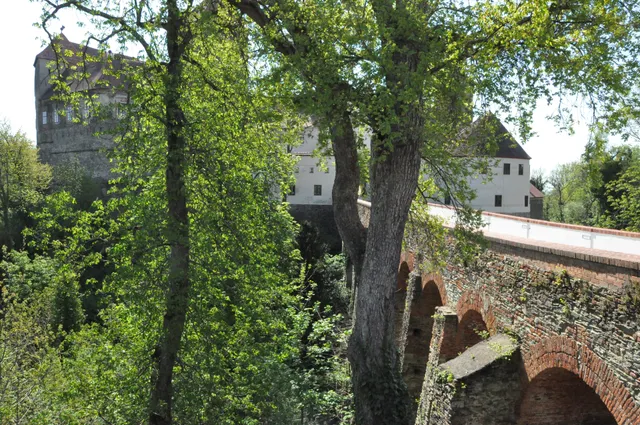 Brücke mit Burggraben Burg Schlaining Stadtschlaining