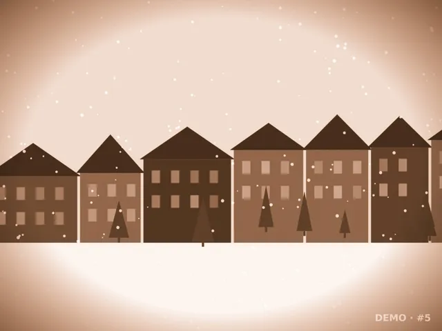 Computererzeugtes Platzhalterbild: Hauptplatz im Winter