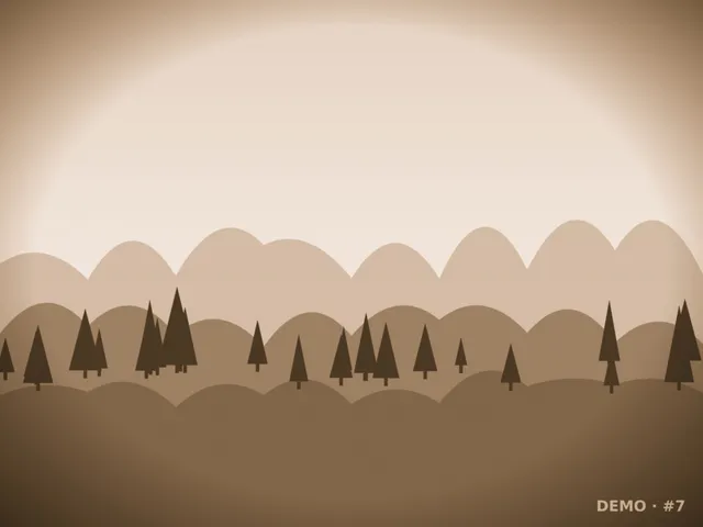 Computererzeugtes Platzhalterbild: Landschaft im Herbst